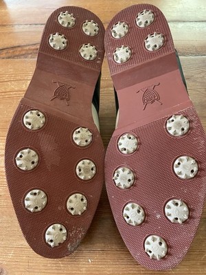 Polo Ralph Lauren Saddle Oxford Golf Shoes Men's Size 9 D Green