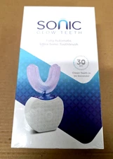 Sonic Glow Teeth Fully Automatic Ultra-Sonic Toothbrush 30 Second Cleaning NEW