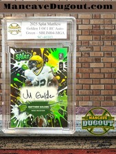 2025 Matthew Golden – Rookie Autograph (RC Auto) - 1 of 1 – Card #SBLIM04 MGA