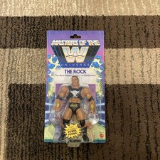 Masters of the WWE Universe The Rock Action Figure 2020 Mattel New Sealed