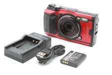  Near Mint OLYMPUS Tough TG-6 Waterproof Camera Red 