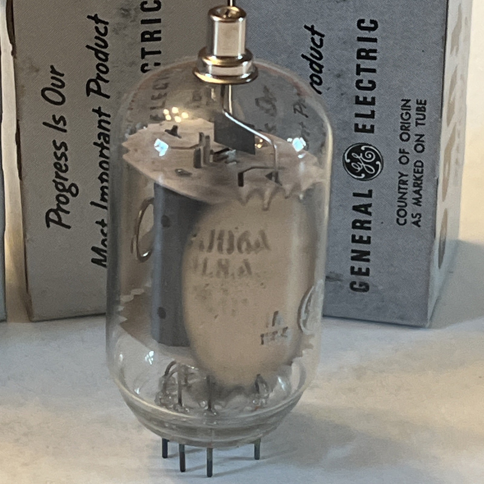 4 NOS 17jb6 17JB6a Beam Power Amplifier Vacuum Tubes GE, Mo2