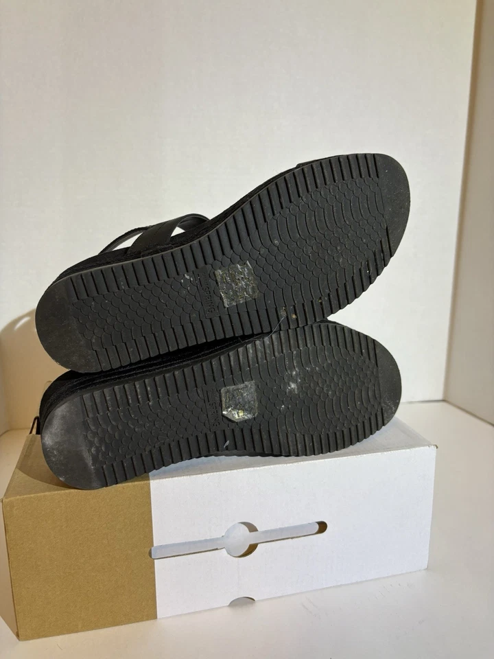 Call It Spring Black Platform Wedge Women Size 9 - Image 2 of 4