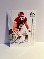 2013 SP Authentic #81 Lane Johnson Auto Philadelphia Eagles RC