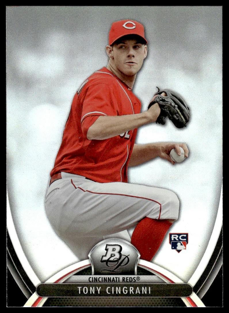 2013 Bowman Platinum #62 Tony Cingrani RC Cincinnati Reds NM+