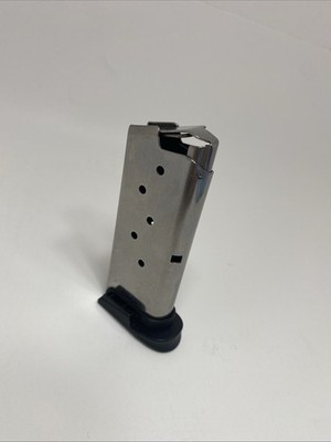 Original Factory SIG SAUER P290 6 Round 9mm Stainless Steel OEM Magazine