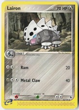 Lairon 36/109 Uncommon Ruby & Sapphire Pokemon Heavily Played on eBay