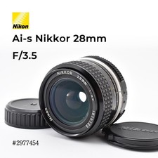 Near MINT Nikon Ai-s NIKKOR 28mm f/3.5 Wide Angle MF Lens "Fast Ship" 2977454