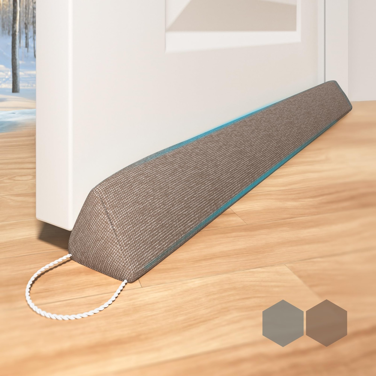 Boudin de porte contre le froid 90 cm lavable, la solution pour réduire votre facture de chauffage
