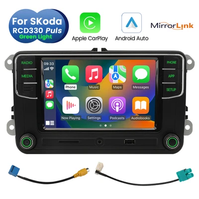 MIB RCD330 Plus 6RD035187B CarPlay Android Autoradio For VW Skoda Octavia Fabia - Bild 1 von 4