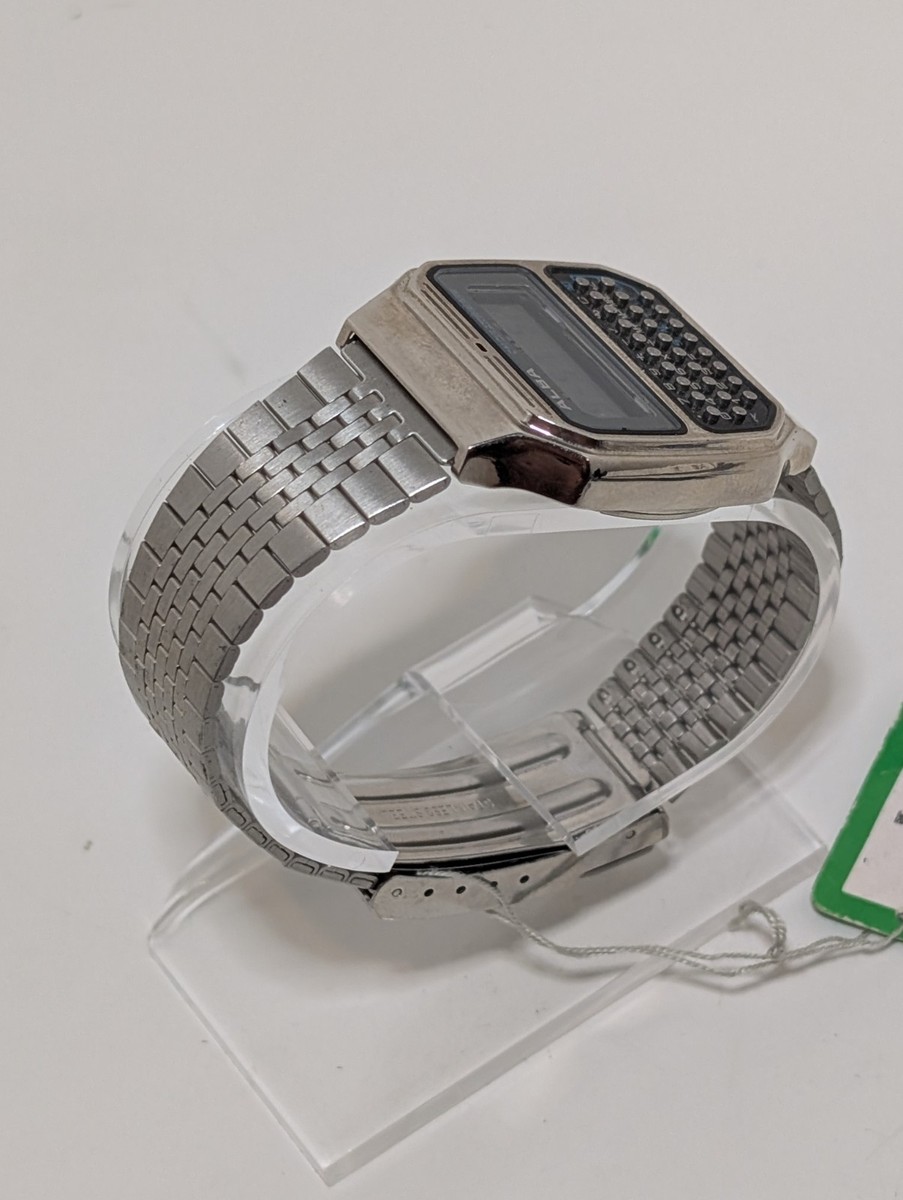 Vintage Alba (seiko Pulsar) Calculator Watch Y739-5000 a