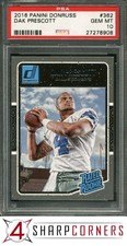 2016 PANINI DONRUSS #362 DAK PRESCOTT RC COWBOYS PSA 10