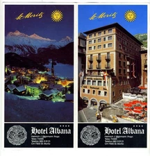 Hotel Albana Brochure St Moritz Switzerland 4 Star Rated