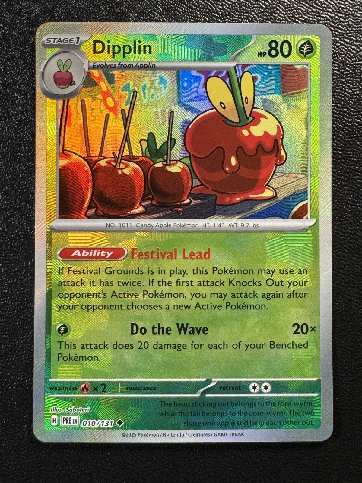 Dipplin (Master Ball Pattern) 010/131 Uncommon SV: Prismatic Evolutions NM