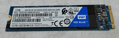 WD BLUE WDS100T2B0B-00YS70 1TB 3D NAND M.2 SATA SOLID STATE DRIVE #149366#