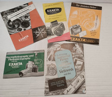   EXAKTA, VAREX Camera Booklets in English 