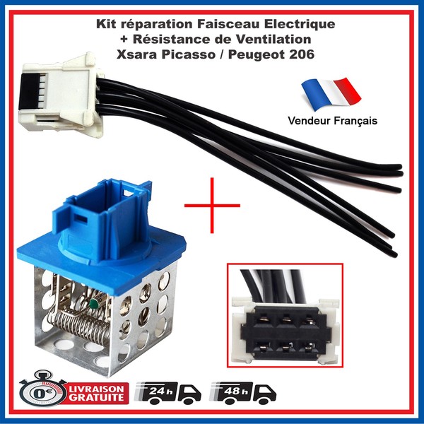 Widerstand FüR Heizung Strahl Elektrisch FüR Xsara Picasso 206 - 6450.EP-image