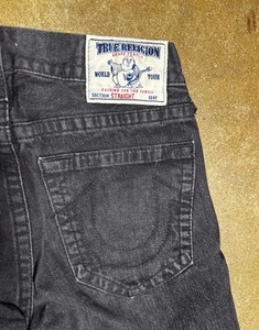 TRUE RELIGION MEN JEANS STRAIGHT MEN JEANS  SIZE-32X33