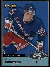 1997-98 COLLECTOR'S CHOICE STAR QUEST NIKLAS SUNDSTROM NEW YORK RANGERS #SQ41