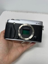 Fujifilm X-E1 16MP Mirrorless Digital Camera Body Silver 95 New