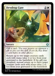 Dewdrop Cure 10 Foil Uncommon Bloomburrow MTG