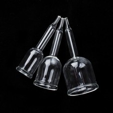 3PCS Vacuum Cupping Glass Cup For Vacuum Breast Enhancement Care Beauty Machine