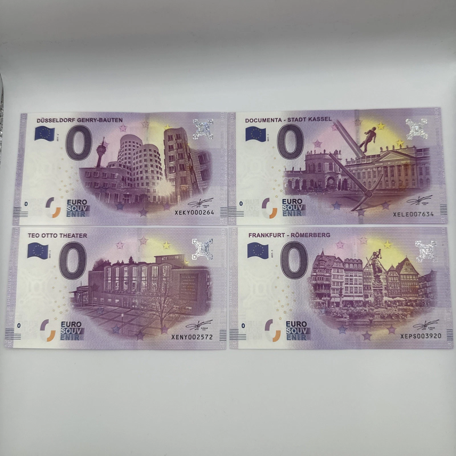 Billet Zéro 0 € Euro Touristique / Souvenir 2017