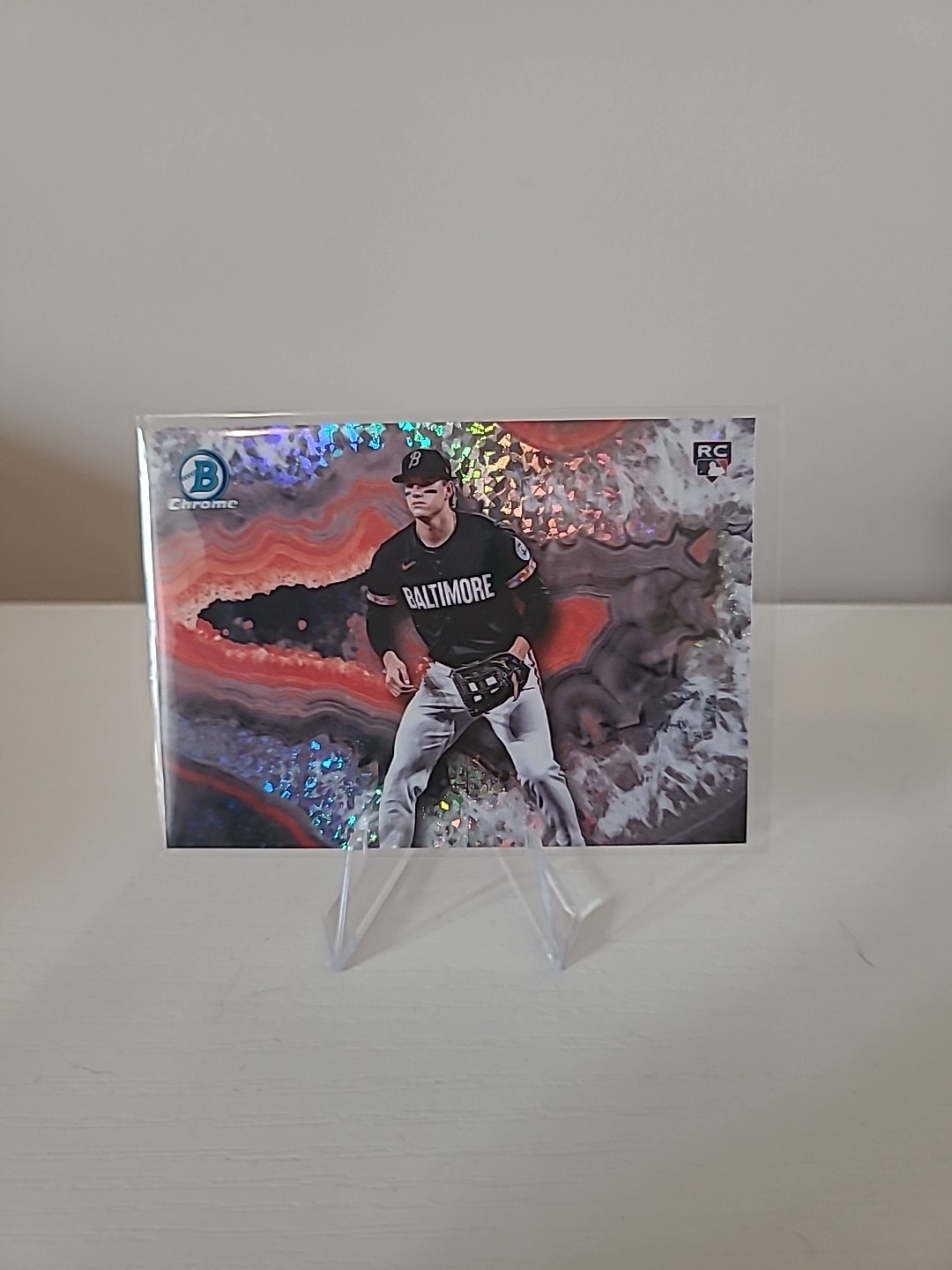 2025 Bowman Chrome #BWC-6 Coby Mayo RC Rookie Crystallized SSP CASE HIT!!