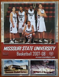 2007-08 MISSOURI STATE UNIV BEARS MEN'S BASKETBALL MEDIA GUIDE