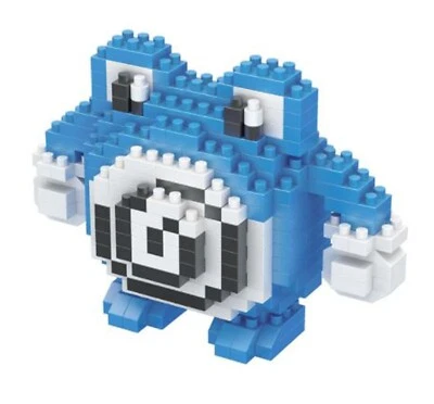 Pokemon Modell Nanoblock kompatibel Poliwhirl Micro Brick Blöcke Geschenk Spielzeug