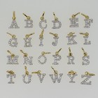 Buchstabe A - Z Schmuck Anhänger Echt Gold 333 8 Kt Gelbgold Zirkonia Buchstaben