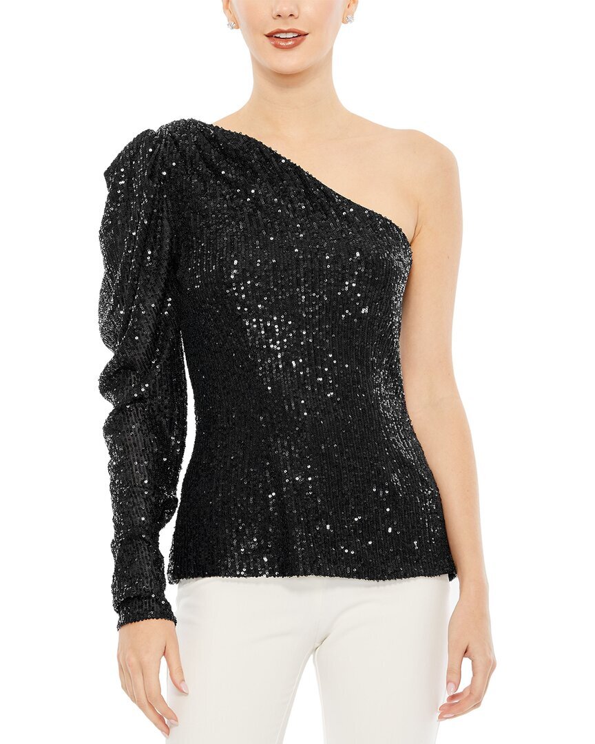 Женский топ Mac Duggal с одним пышным плечом S