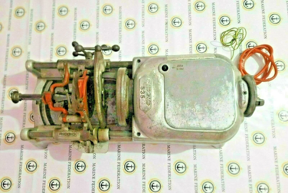 Ridgid 535 B-268 Pipe Bolt Threading Machine 1/8'' / 2'' Cut 1/4'' / 2'' Thread  - Image 2 of 4