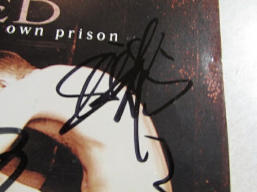 CREED~MY OWN PRISON CD 3 AUTOGRAPHED: TREMONTI MARSHALL PHILLIPS, MISSING STAPP - Picture 2 of 8