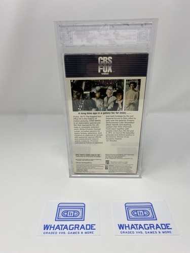 Star Wars VHS ๐ Red Corner White CBS FOX WM ๐ Graded IGS New Sealed - Picture 5 of 9