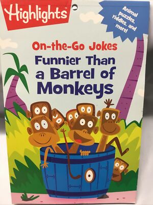 On-the-Go Jokes : Funnier Than a Barrel of Monkeys, Paperback by Highlights New