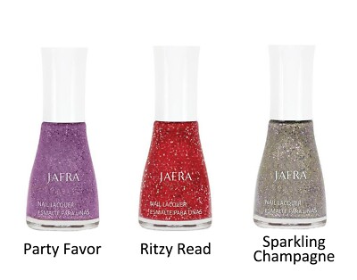 JAFRA Glitter Nagellack in 3 Trendfarben je 12 ml NEU + OVP