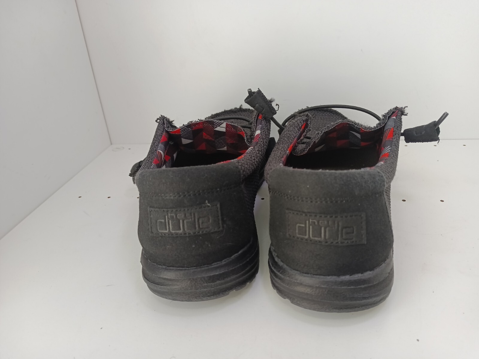 Hey Dude Wally Sox Jet Black Men's Shoes Comfortable … Gem