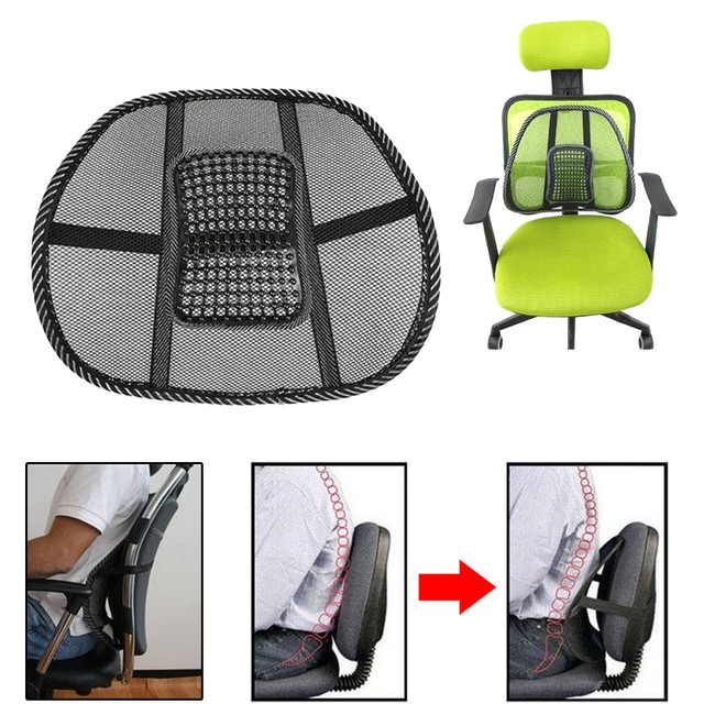 Car Seat Office Chair Back Cushion Lumbar Back Brace Support