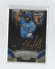 2021 Topps Tier One Break Out Autograph Gold Ink #BOARA Randy Arozarena 1/1