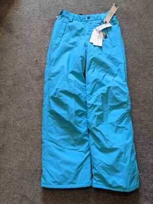 Bnwt brunotti Girls Snow Pants trousers 152cm lionium blue 11-12 years