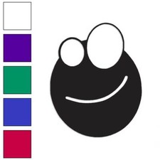 Cute Frog Head, Vinyl Decal Sticker, Multiple Colors Sizes 2381