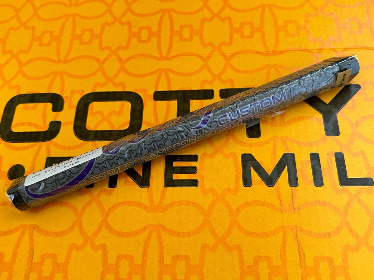 Poignée De Putter Scotty Cameron – Violette, Taille Large, Paddle, Authentique Neuve