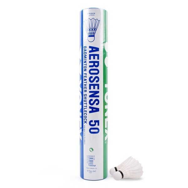 Yonex Aerosensa 50 Badminton Shuttlecocks - 12 Pack (‎AS-50) for