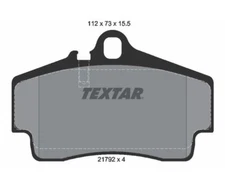 Brake pad set, disc brake Textar 2179203 for Porsche