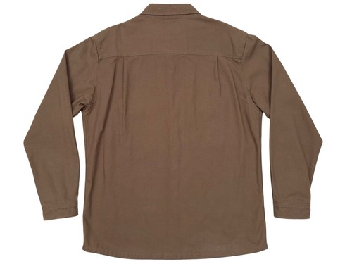 Camisa/chaqueta de lona Devium Chapman para hombre talla XXL marrón hecha en EE. UU. - Imagen 2 de 7