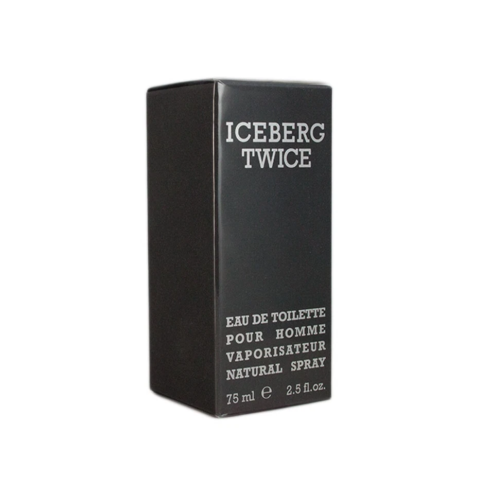 ICEBERG TWICE Eau de Toilette Vaporisateur 75ml frischer holziger Herrenduft - Bild 1 von 1