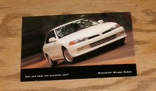 Original 1999 Mitsubishi Mirage Sedan Postcard 99