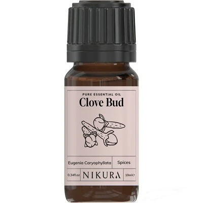 Nikura | Clove Bud Essential Oil Pure - 10ml, 20ml, 50ml, 100ml, 500ml, 1 Litre