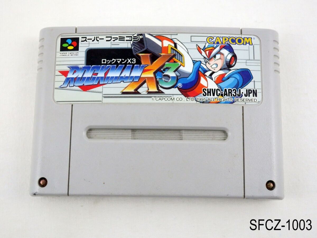 Rockman X3 Super Famicom Japanese Import SFC SNES Nintendo Rockman X3 Super Famicom Japanese Import SFC SNES Nintendo